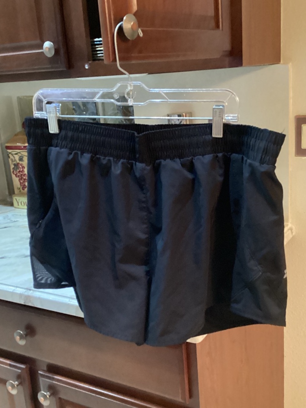 all in motion Black Athletic Shorts with Elastic Waist